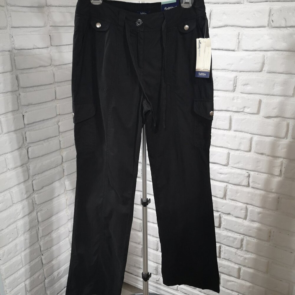 NWT Reitmans Ladies Size 5 Washable Stretch Wide Leg Preferred Fit Cargo Pants